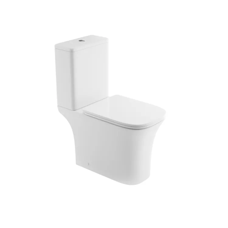 Invena Kompakt WC Clarity z systemem cichego spłukiwania QFS i deską wolnoopadającą CE-86-001-I