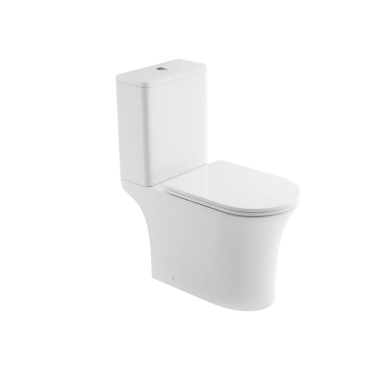 Invena Kompakt WC Infinito z systemem cichego spłukiwania QFS z deską wolnoopadającą CE-85-001-I