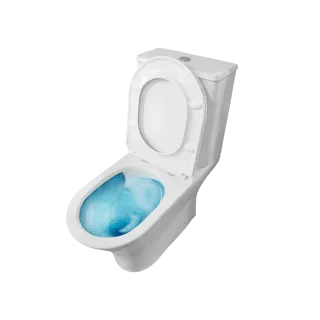 Invena Kompakt WC Infinito z systemem cichego spłukiwania QFS z deską wolnoopadającą CE-85-001-I