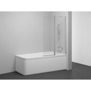 Ravak Parawan nawannowy 10CVS2 100 P, połysk+szkło transparent 7QRA0C03Z1