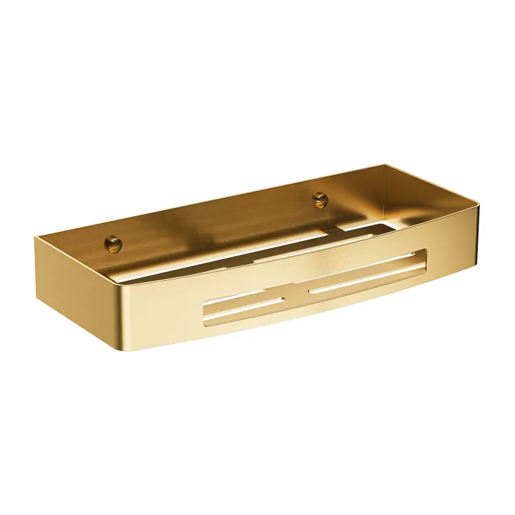 Omnires UNI koszyk prysznicowy, 30 x 5 x 13 cm, złoty szczotkowany UN10331GLB
