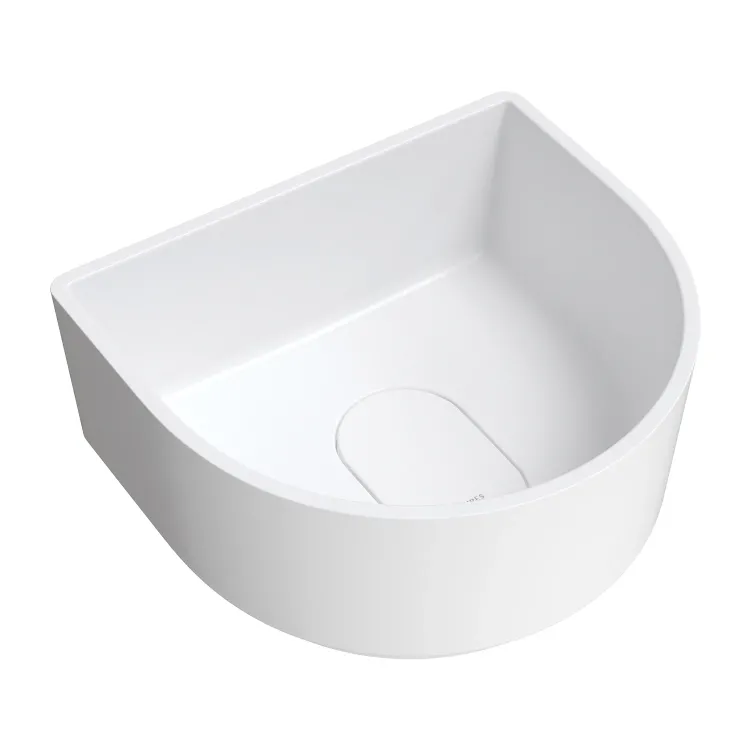 Omnires CADENCE M+ umywalka nablatowa, 42 x 37 cm, biały mat CADENCE420BM