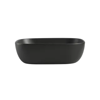 Invena UMYWALKA NABL VITORIA TREND 45,5 CM PROSTOKĄT, CZARNY PÓŁMAT CE-48-005-W