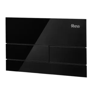 Rea PRZYCISK DO STELAŻA PODTYNKOWEGO T GLASS BLACK REA-E0051