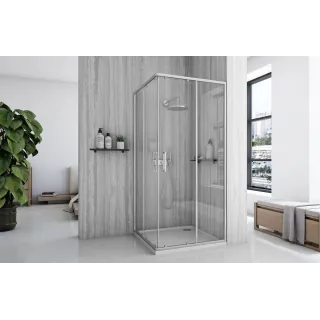 Rea KABINA CITY BRUSH NIKIEL 80X100 REA-K6497