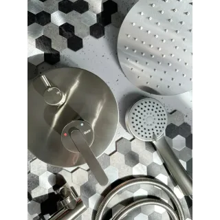 Rea ZESTAW NATRYSKOWY POD JS-1180N ONTARIO NIKIEL SZCZ REA-P5503