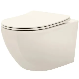 Rea WC - CARLO MINI RIMLESS ECRU REA-C5500
