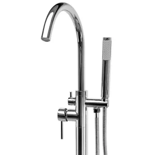 Rea BATERIA WANNOWA PODŁOGOWA LUNGO CHROM REA-B7497