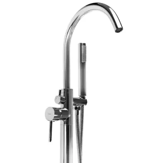 Rea BATERIA WANNOWA PODŁOGOWA LUNGO CHROM REA-B7497