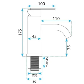 Rea BATERIA UMYWAL JS-11801N ONTARIO NIKIEL SZCZOT NIS REA-B5506