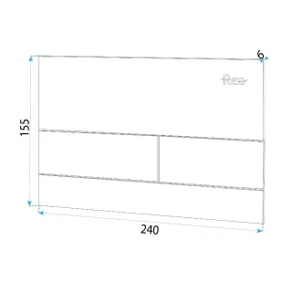 Rea PRZYCISK DO STELAŻA PODTYNKOWEGO T GLASS WHITE REA-E0052