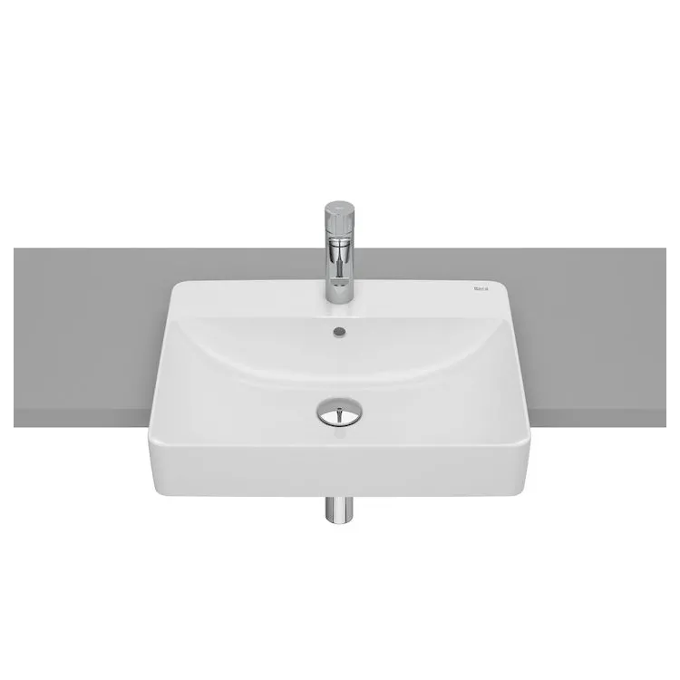 Roca INSPIRA SQUARE Umywalka półblatowa 550x420 mm A32753S000