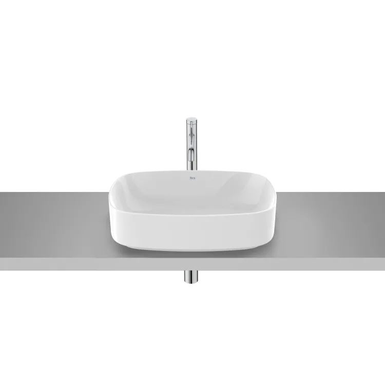 Roca ONA Umywalka nablatowa owalna 50x37 cm Fineceramic® A3275L0000 Roca ONA Umywalka nablatowa owalna 50x37 cm Fineceramic® A3275L0000