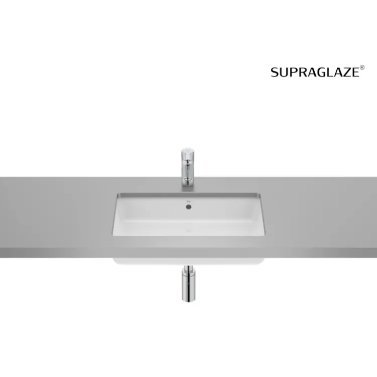 Roca GAP Umywalka podblatowa prostokątna 55x35 cm Supraglaze® A3270YFS00 Roca GAP Umywalka podblatowa prostokątna 55x35 cm Supraglaze® A3270YFS00