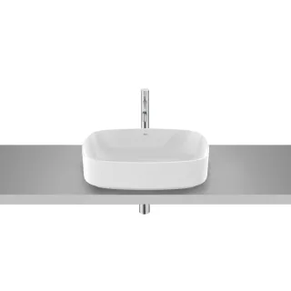 Roca ONA Umywalka nablatowa owalna 50x37 cm Fineceramic®...
