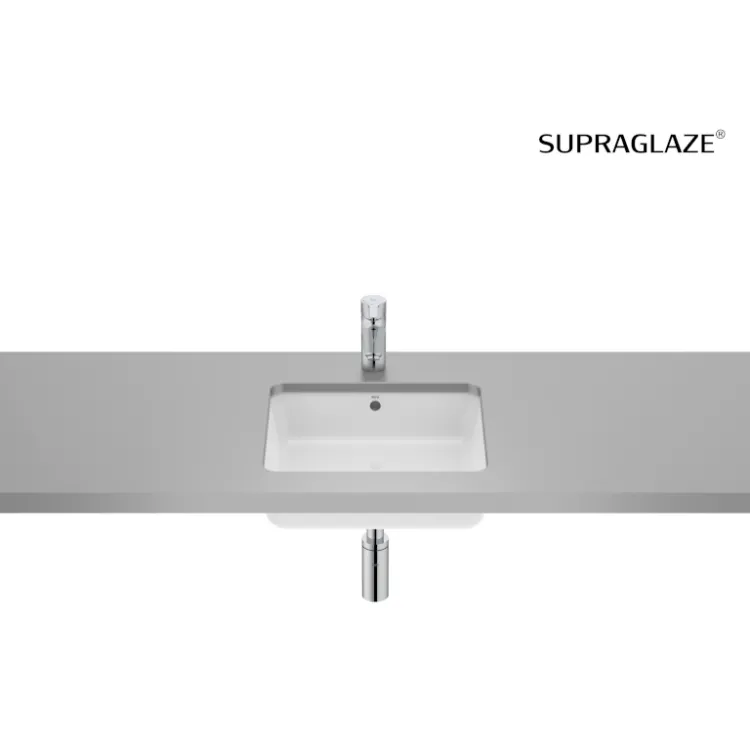 Roca GAP Umywalka podblatowa prostokątna 40x35 cm Supraglaze® A3270YES00 Roca GAP Umywalka podblatowa prostokątna 40x35 cm Supraglaze® A3270YES00