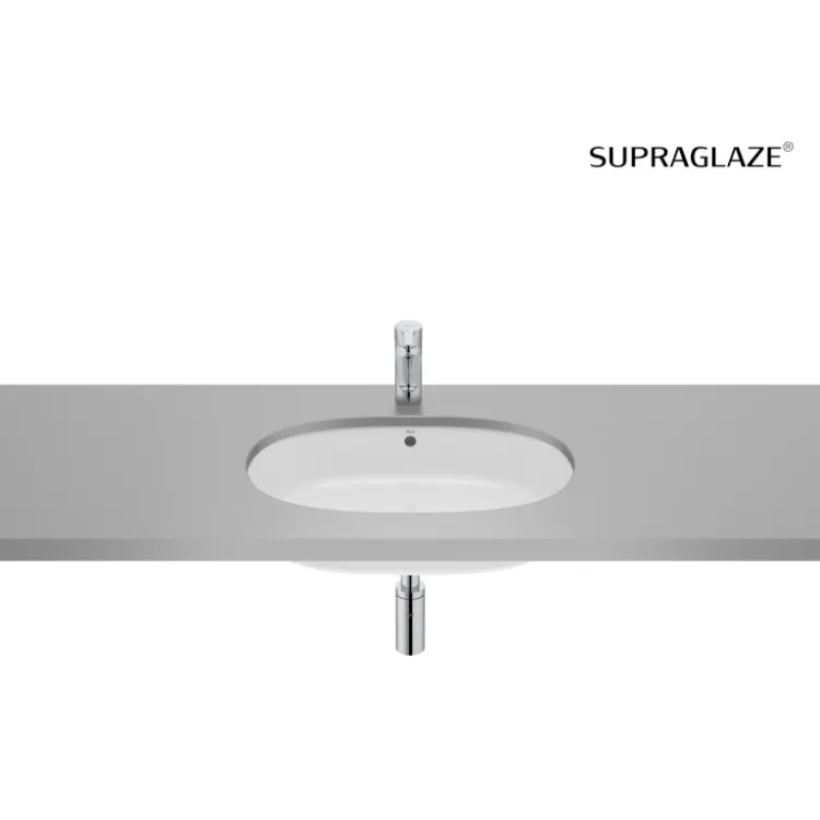 Roca GAP Umywalka podblatowa owalna 55x35 cm Supraglaze® A3270YCS00 Roca GAP Umywalka podblatowa owalna 55x35 cm Supraglaze® A3270YCS00