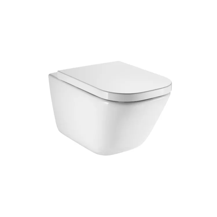 Roca GAP SQUARE Miska WC podwieszana Rimless Supraglaze® A34647LS00 Roca GAP SQUARE Miska WC podwieszana Rimless Supraglaze® A34647LS00
