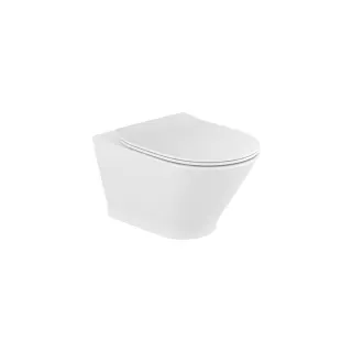 Roca GAP ROUND ZESTAW Miska wc podwieszana Rimless +...