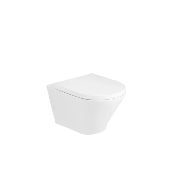 Roca GAP ROUND ZESTAW Miska wc podwieszana Rimless + deska wolnoopadajaca Supralit® A34H0N2000 Roca GAP ROUND ZESTAW Miska wc podwieszana Rimless + deska wolnoopadajaca Supralit® A34H0N2000