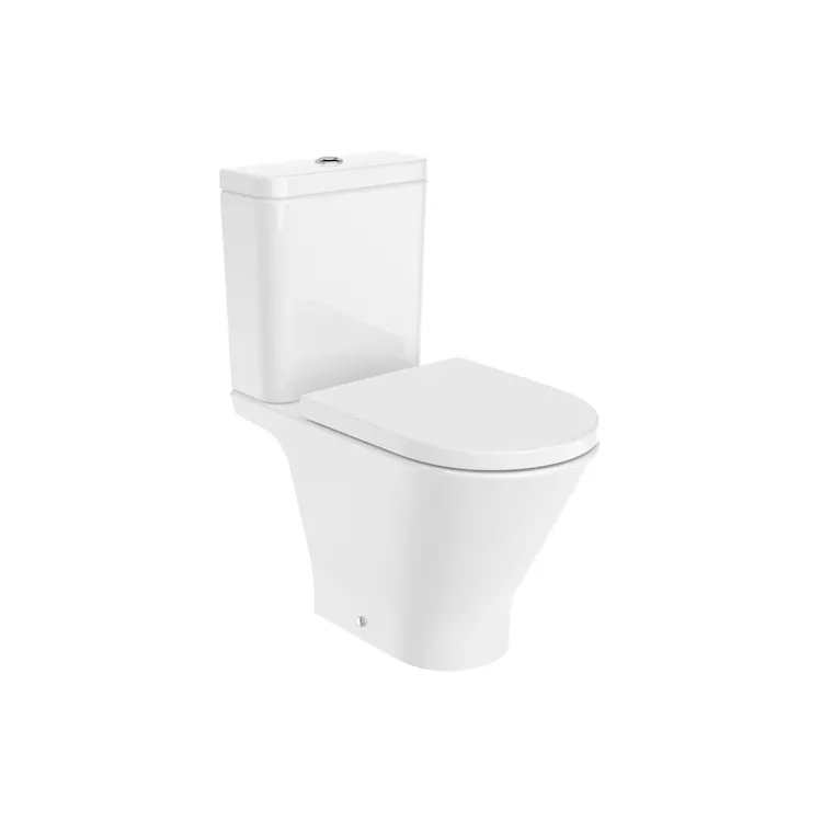 Roca GAP ROUND Miska WC do kompaktu Rimless 65,5 cm o/podwójny A3420N8000