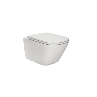 Roca GAP SQUARE RIMLESS ZESTAW Miska WC podwieszana...