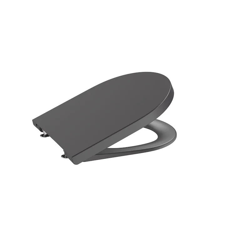 Roca INSPIRA ROUND Deska wolnoopadająca CPT ONYX A80152C64B