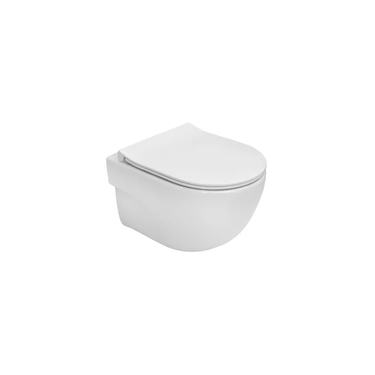 Roca MERIDIAN COMPACTO ZESTAW Miska wc podwieszana Rimless + deska wolnoopadająca slim duroplast A34H242000 Roca MERIDIAN COMPACTO ZESTAW Miska wc podwieszana Rimless + deska wolnoopadająca slim duroplast A34H242000