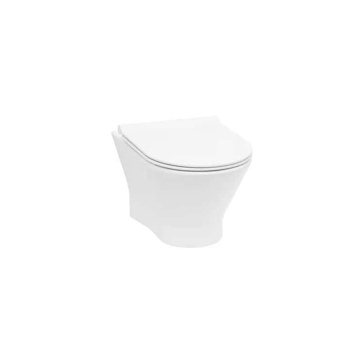 Roca NEXO ZESTAW Miska WC podwieszana Rimless + deska wolnoopadajaca slim duroplast A34H64L000 Roca NEXO ZESTAW Miska WC podwieszana Rimless + deska wolnoopadajaca slim duroplast A34H64L000