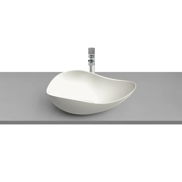 Roca OHTAKE Umywalka nablatowa 54x37,5x18,5 cm beżowy A327A13650