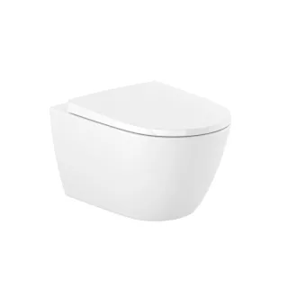 Roca ONA Miska WC podwieszana Rimless 53 cm Supraglaze®...