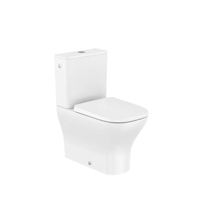 Roca OPTICA Miska WC do kompaktu Rimless® Vortex 60 cm, wersja przyścienna BTW, o/podwójny A342V15000 Roca OPTICA Miska WC do kompaktu Rimless® Vortex 60 cm, wersja przyścienna BTW, o/podwójny A342V15000