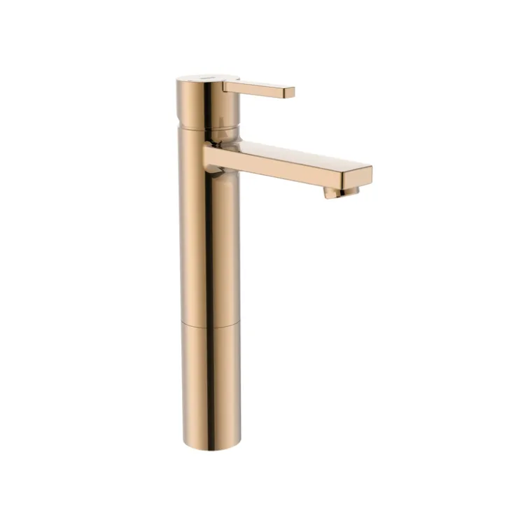 Roca NAIA ROSE GOLD bateria umywalkowa wysoka, Cold Start, bez korka A5A3B96RG0 Roca NAIA ROSE GOLD bateria umywalkowa wysoka, Cold Start, bez korka A5A3B96RG0