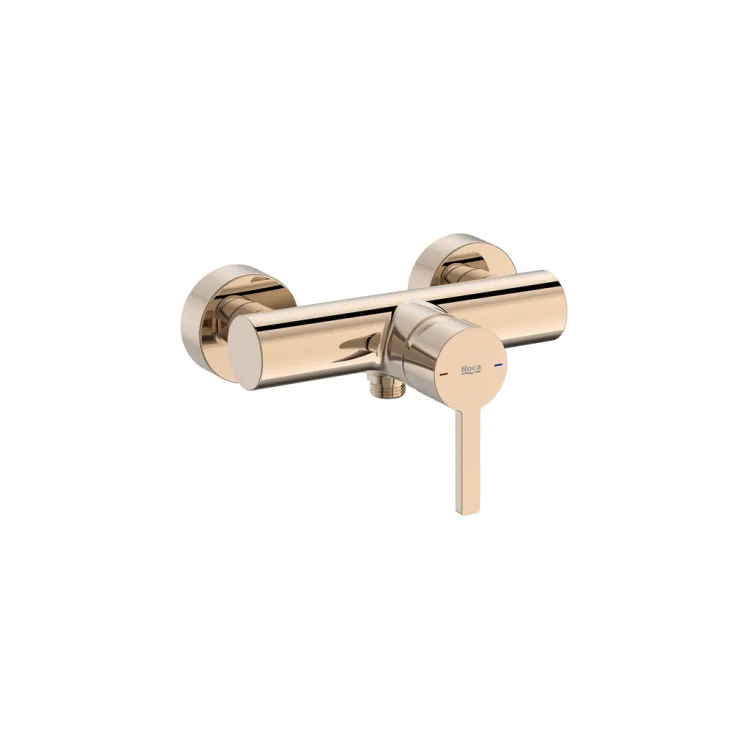 Roca NAIA ROSE GOLD bateria prysznicowa ścienna bez zestawu A5A2196RG0 Roca NAIA ROSE GOLD bateria prysznicowa ścienna bez zestawu A5A2196RG0