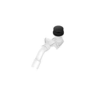 Roca Syfon z korkiem klik-klak, kolor Matt Black A24L5810NB
