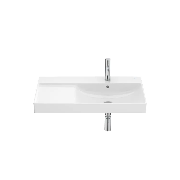 Roca ONA Umywalka meblowa UNIK 80x46 cm PRAWA Fineceramic® BIAŁY POŁYSK A327688004