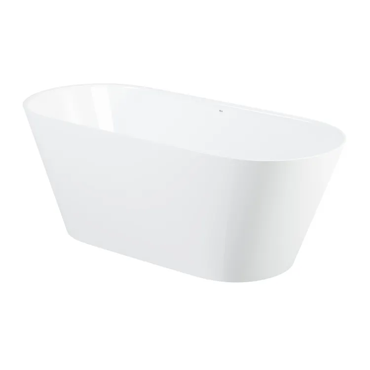 Roca INIS wanna wolnostojąca Stonex®. 1600x700 w zestawie biały korek klik klak z syfonem, bez przelewu A248689000 Roca INIS wanna wolnostojąca Stonex®. 1600x700 w zestawie biały korek klik klak z syfonem, bez przelewu A248689000