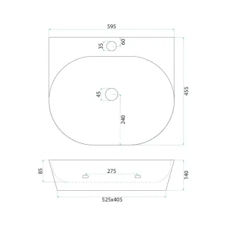 Rea UMYWALKA KIM 60 - NABLATOWA REA-U6683