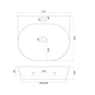 Rea UMYWALKA KIM 52 - NABLATOWA REA-U6682