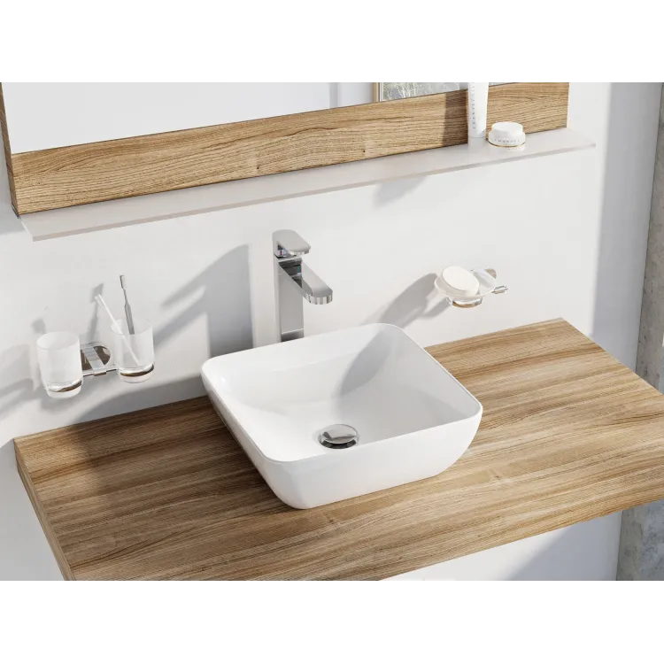 Ravak Umywalka ceramiczna Uni 38 S Slim, biała XJX01138001