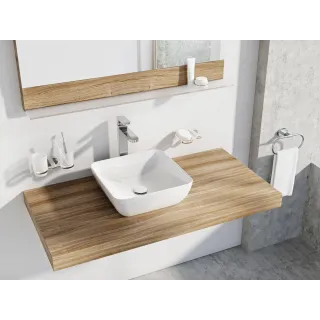 Ravak Umywalka ceramiczna Uni 38 S Slim, biała XJX01138001
