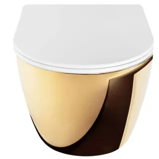 Rea WC - CARLO MINI TORNADO NF GOLD WHITE REA-C6808
