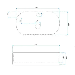 Rea UMYWALKA MARCELA 50 - NABLATOWA REA-U4003