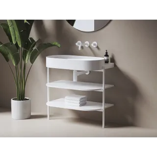 Ravak Umywalka Yard 80 bez otworu XJX01080000