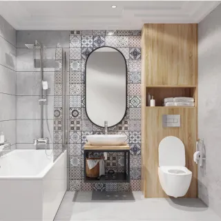 Deante Peonia miska WC bezkołnierzowa 50 cm biała CDE 6ZPW