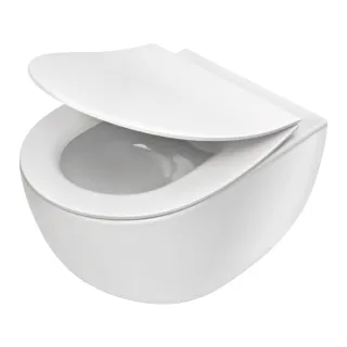Deante Peonia miska WC bezkołnierzowa 50 cm biała CDE 6ZPW