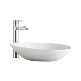 Elita Oxy Umywalka nablatowa 51.2x41 Biała