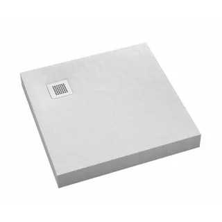 NEW HORIZONS BRODZIK KWADRATOWY 90X90 WHITE STONE (BIAŁY...