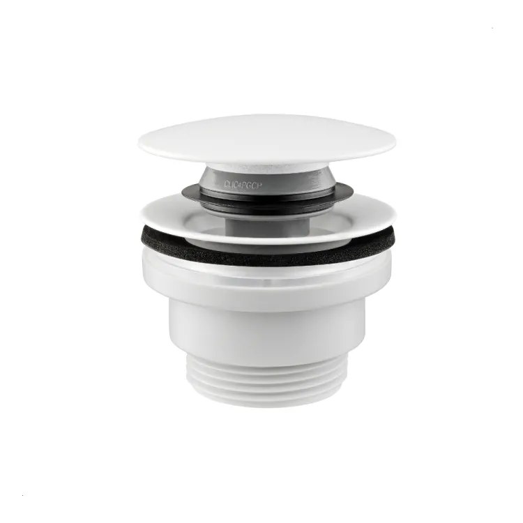 KFA Armatura uniwersalny klik-klak z tworzywa WHITE 660-310-44