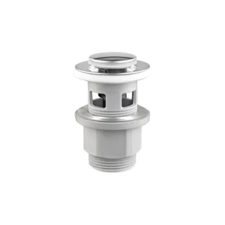 KFA Armatura spust klik-klak tworzywowy z przelewem CHROM...